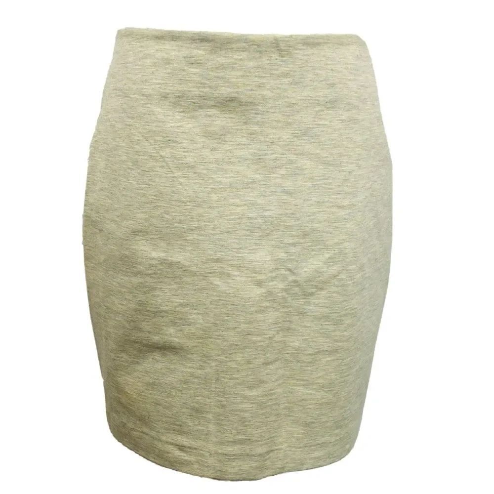 4/$20 🛍 NEW YORK & CO GRAY SPORTY Stretchy Comfy Mini Skirt